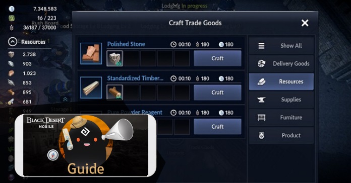 BDM Crafting Guide